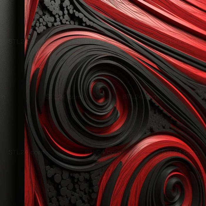 Patterns and decorations (stl red black 2, PATTERN_950) 3D models for cnc